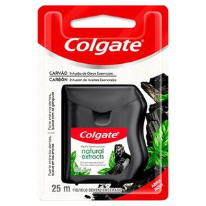 Fio Dental Colgate Natural Extracts Carvão 25M