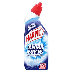 Limpador para Banheiro Harpic Cloro Forte 200ml