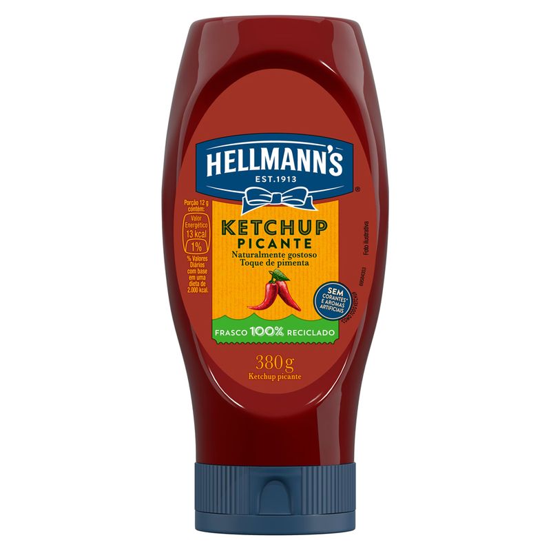 Catchup-Hellmanns-Burger-House-Picante-Squeeze-380g
