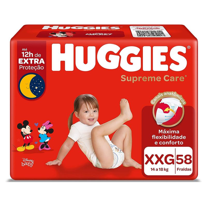 Fralda-Infantil-Huggies-Supreme-Care-Tamanho-XXG-Com-58-Unidades