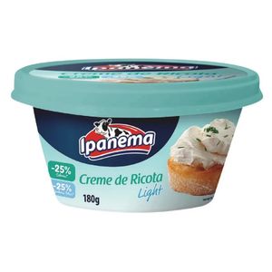 Creme de Ricota Ipanema Light 180g