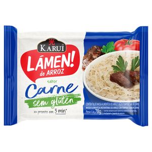 Macarrão Instantâneo Karui Lámen de Arroz Carne 78g