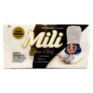 Guardanapo Mili Gran Chef 40cmX39,5cm | Com 25 Folhas