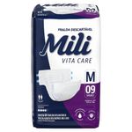 Fralda-Geriatrica-Mili-Vita-Care-Tamanho-M-Com-9-Unidades