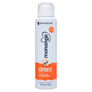 Desodorante Aerossol Feminino Monange Esporte 150ml