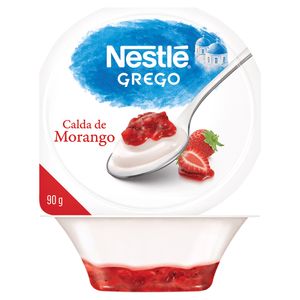 Iogurte Grego Nestlé Integral Calda de Morango 90g