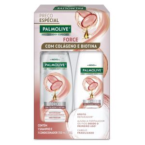 Kit Palmolive SOS Cuidados Especiais Force Shampoo 350ml e Condicionador 350ml