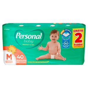 Fralda Infantil Personal Baby Mega Tamanho M Leve 40 Pague 38 Unidades