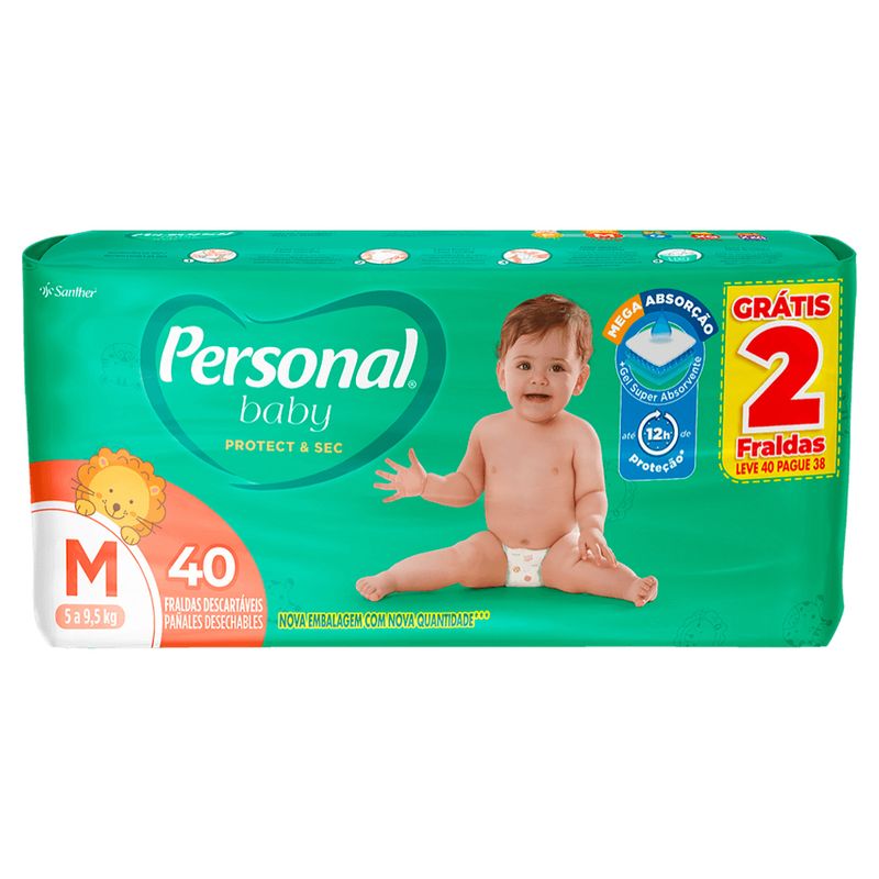 Fralda-Infantil-Personal-Baby-Mega-Tamanho-M-Leve-40-Pague-38-Unidades