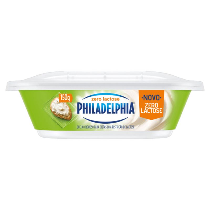 Creme de Queijo Philadelphia Zero Lactose Pote 150g - Supermercado