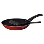 Frigideira-Tramontina-Wok-Preta-e-Vermelha-28cm