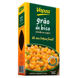 Grão de Bico Vapza Cozido no Vapor 500g