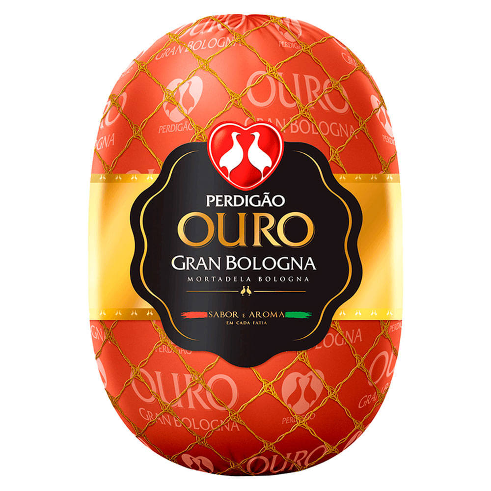Mortadela Perdigão Ouro Bologna Bandeja kg