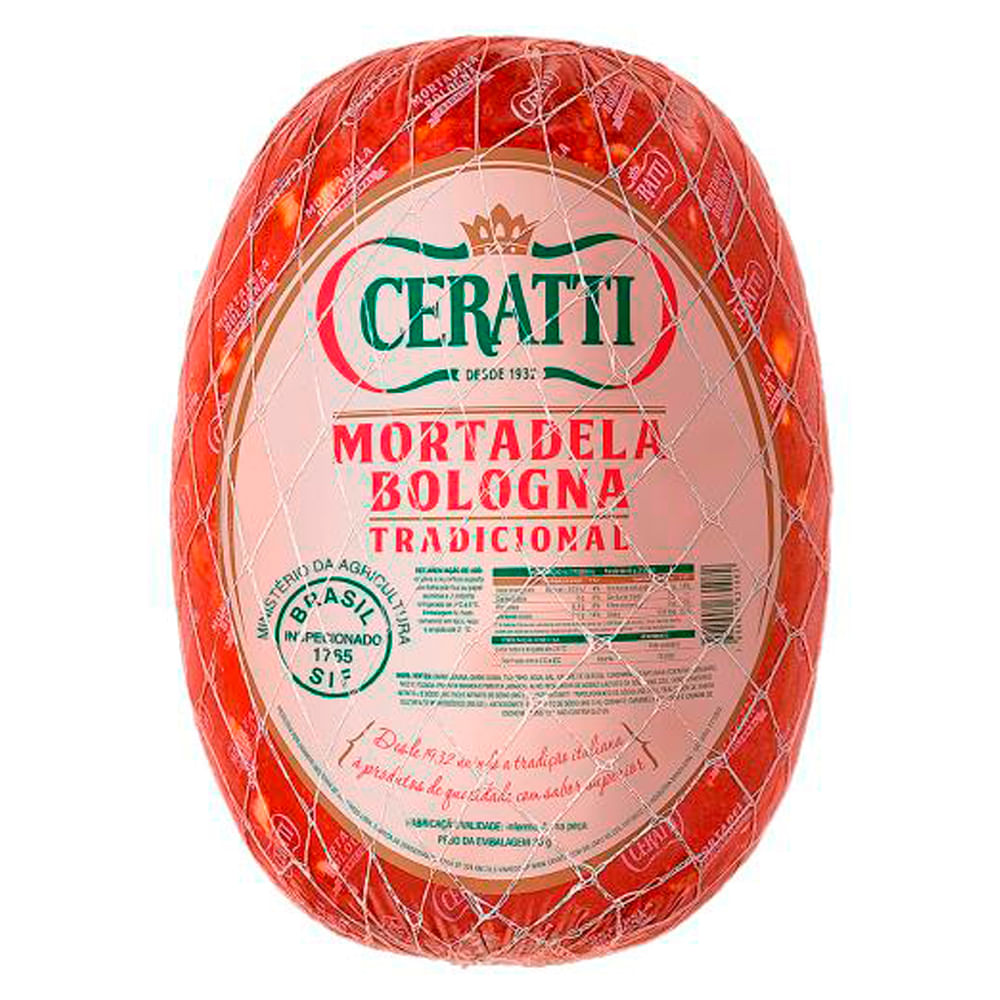 Mortadela Ceratti Bologna Retalho kg Supermercado Coop