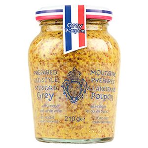 Mostarda Francesa Grey Poupon com Grãos e Vinho Branco 210g
