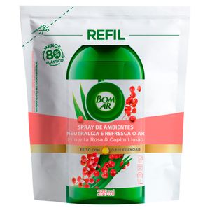 Neutralizador de Odores Bom Ar Pimenta Rosa e Capim Limão Refil 236ml