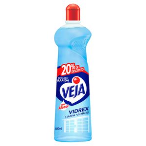 Limpa Vidros Veja Vidrex com Álcool Squeeze 500ml