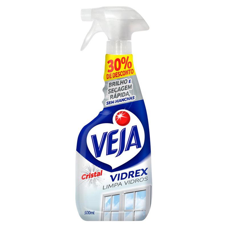 Limpa-Vidros-Veja-Vidrex-Cristal-Gatilho-500ml