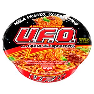 Macarrão Instantâneo Nissin U.F.O. Yakissoba Carne 97g