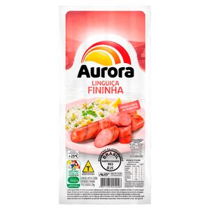 Linguiça Mista Aurora Defumada Fina 220g