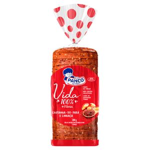 Pão de Forma Panco Integral Castanha do Pará e Linhaça 380g