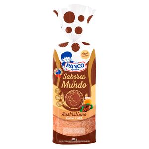 Pão Australiano Panco Integral Cacau e Mel 380g