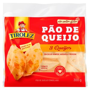 Pão de Queijo Congelado Tirolez com 3 Queijos 300g