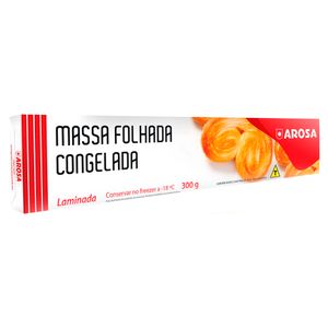 Massa Folhada Congelada Arosa Laminada 300g