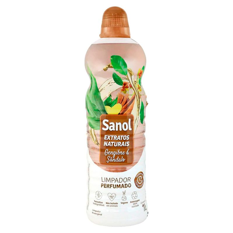 Limpador-Perfumado-Sanol-Extratos-Naturais-Gengibre-e-Sandalo-1L