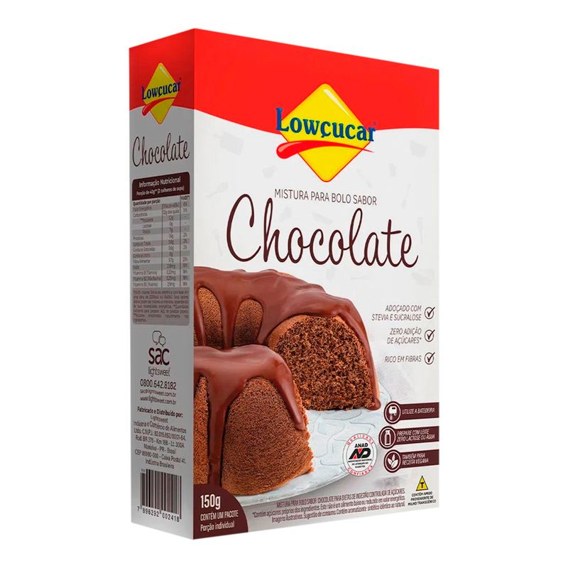 Mistura-para-Bolo-Lowcucar-Zero-Acucar-Chocolate-150g