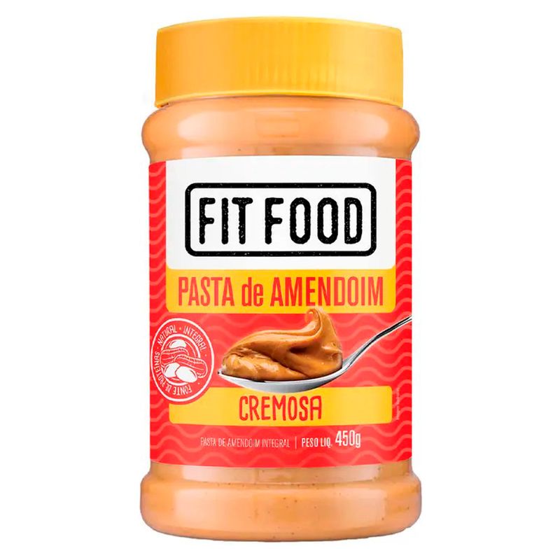 Pasta de Amendoim Fit Food Zero Açúcar Cremosa 450g - Supermercado