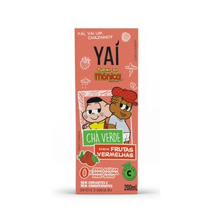 Chá Pronto Yaí Zero Açúcar Verde com Frutas Vermelhas Tetra Pak 200ml