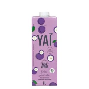 Chá Pronto Yaí Zero Açúcar Verde com Jabuticaba Tetra Pak 1L