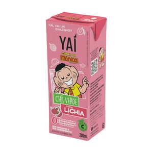 Chá Pronto Yaí Zero Açúcar Verde com Lichia Tetra Pak 200ml