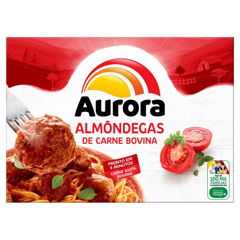 Almondega-Bovina-Aurora-500g