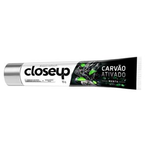 Creme Dental CloseUp Carvão Ativado Menta 85g