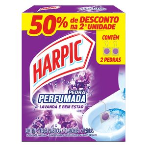 Desodorizador Sanitário Harpic Pedra Lavanda | Com 2 Unidades