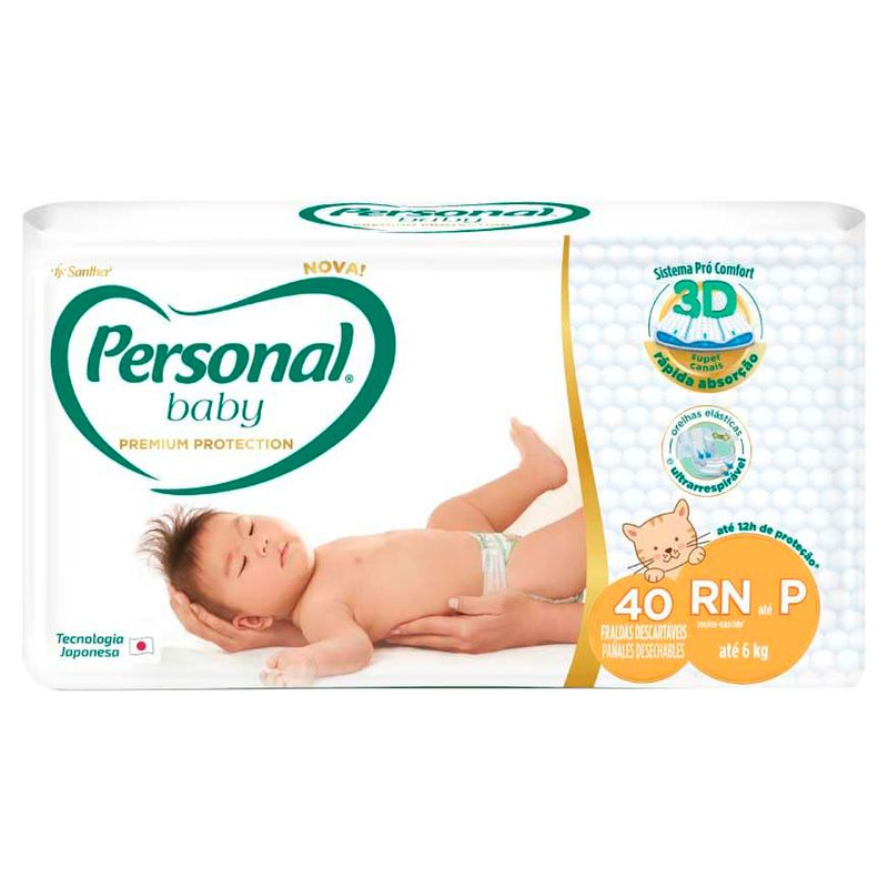 Fralda-Infantil-Personal-Baby-Premium-Tamanho-P-Com-40-Unidades