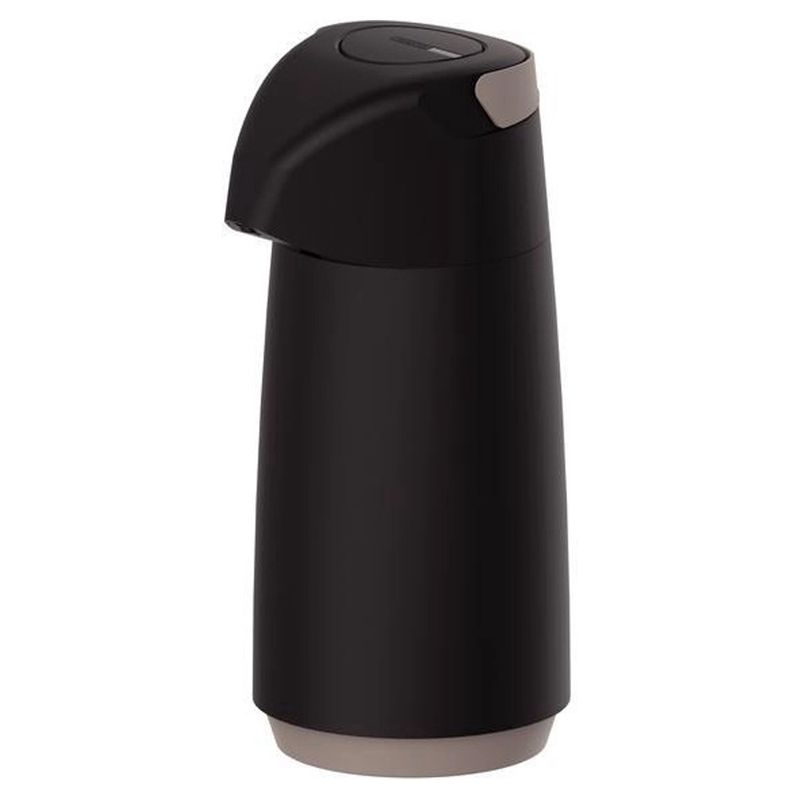 Garrafa-Termica-Tramontina-Exata-Preta-com-Bomba-1L