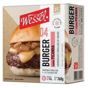Hambúrguer Bovino Wessel Picanha 330g