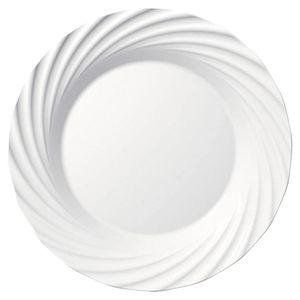 Prato Duralex Opaline Jasmim Fundo Vidro 23,5cm
