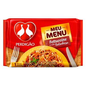 Prato Pronto Perdigão Meu Menu Fettuccine à Bolonhesa 300g