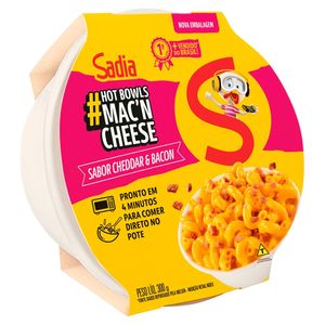 Prato Pronto Sadia Mac N Cheese Cheddar e Bacon 300g