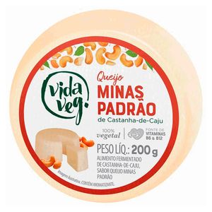 Queijo Minas Padrão Vegetal Vida Veg Castanha de Caju 200g