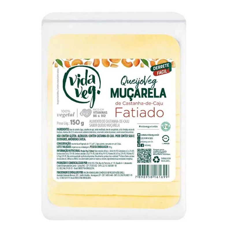 Queijo-Mussarela-Vegetal-Vida-Veg-Castanha-de-Caju-Fatiado-150g