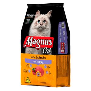 Ração para Gatos Magnus Cat Castrados Carne 1kg