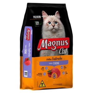 Ração para Gatos Magnus Cat Castrados Carne 2,5kg