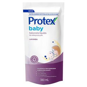 Sabonete Líquido Infantil Protex Baby Lavanda Refil 380ml