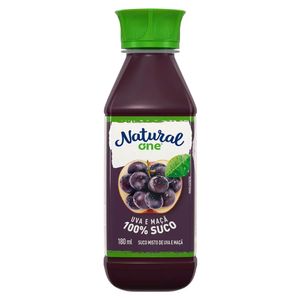 Suco Integral Natural One Uva e Maçã Pet 180ml