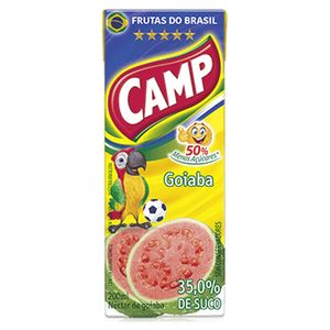 Suco Pronto Camp Goiaba Tetra Pak 200ml